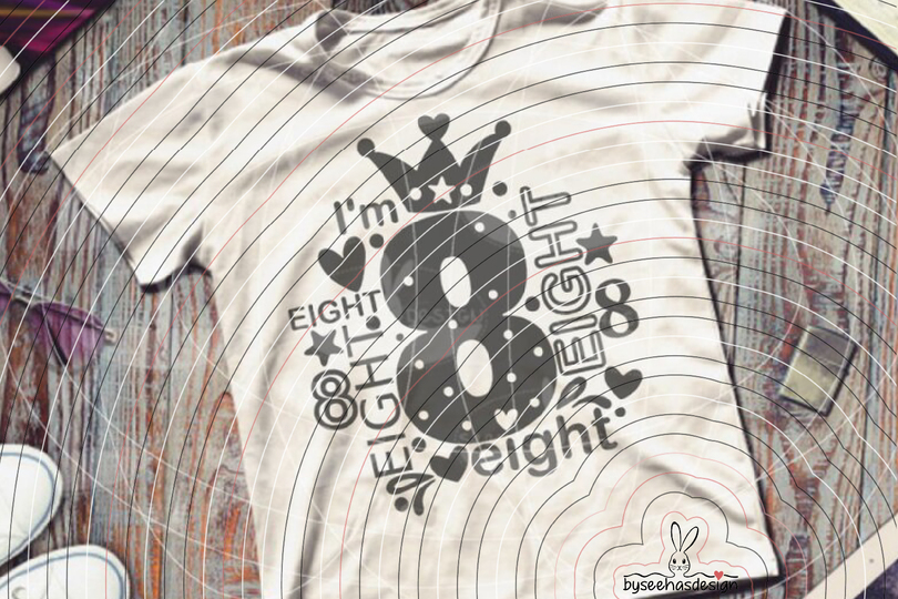 I'm eight Plotterdatei SVG DXF