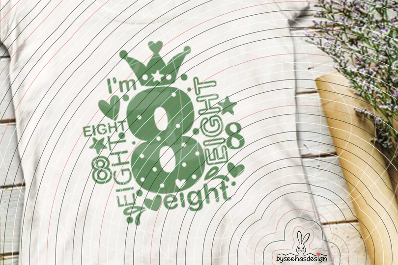 I'm eight Plotterdatei SVG DXF