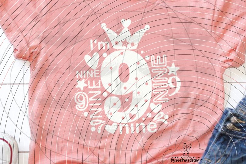 I'm nine Plotterdatei SVG DXF
