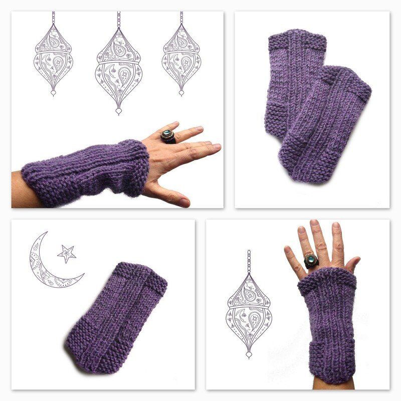 Strickanleitung Pulswärmer Handstulpen Handwärmer für Anfänger geeignet