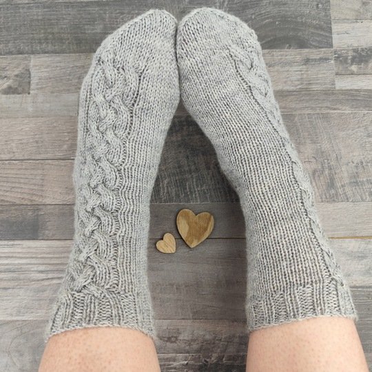 Strickanleitung Socken "Mysig" aus 6-fach Sockenwolle