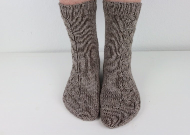 Strickanleitung Socken "Mysig" aus 6-fach Sockenwolle