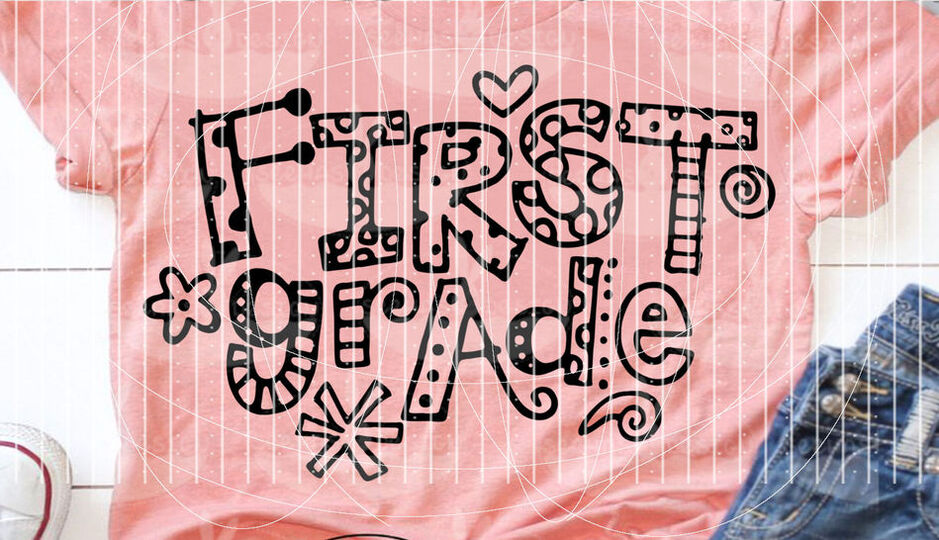First Grade Plotterdatei SVG DXF
