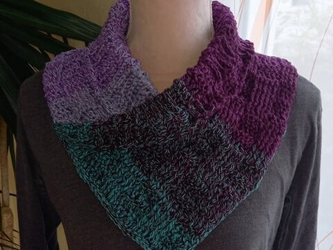 Anleitung Kragenschal "mahana"