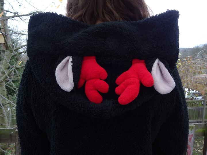 Rentier Kuschelpulli Gr. S - XXL nähen Schnittmuster Beamer