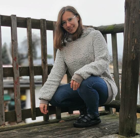 Rentier Kuschelpulli Gr. S - XXL nähen Schnittmuster Beamer