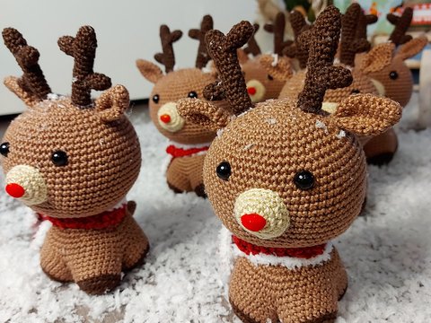 Rentier - Häkelanleitung