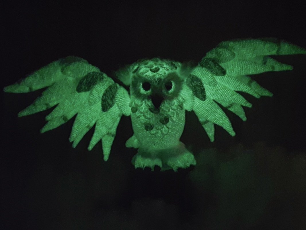 Crochet Pattern "Snowoul Eureilia"- glow in the dark - Image 4
