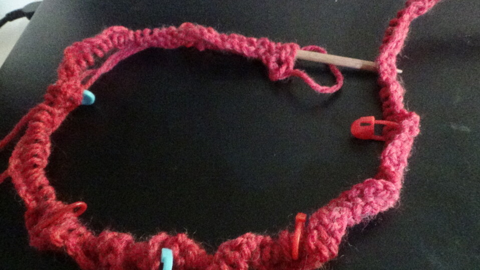 Anleitung Schal  in Zick, Zack einmal anders