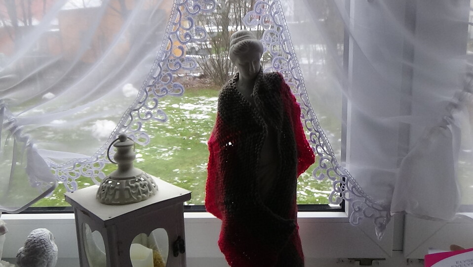 Anleitung Schal  in Zick, Zack einmal anders