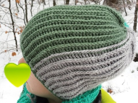 Anleitung Mütze und Loop "Der Winter kann kommen"