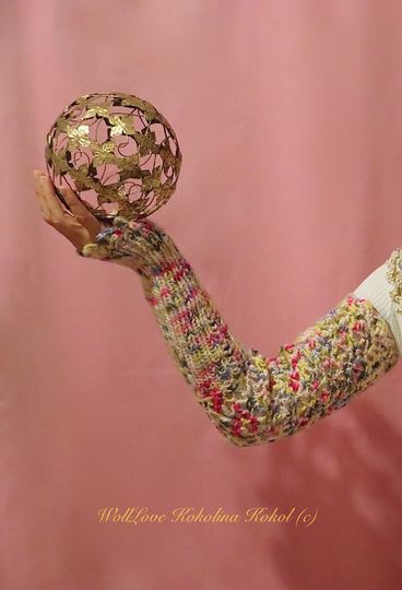 Häkel / Strick Anleitung Ärmel Stulpe