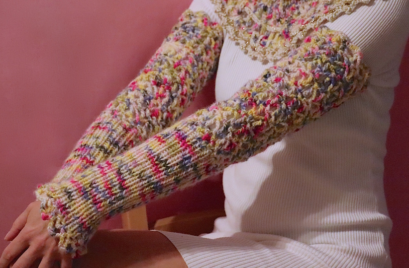 Häkel / Strick Anleitung Ärmel Stulpe