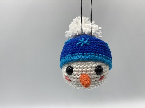 Crochet Pattern - Christmas baubles (Snowman and Gingerbread man)