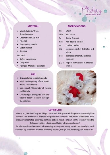 Häkelanleitung Hase Mira