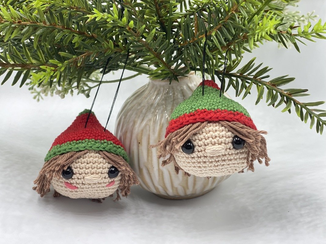 Crochet Pattern - Christmas baubles (Christmas elves) - Image 5