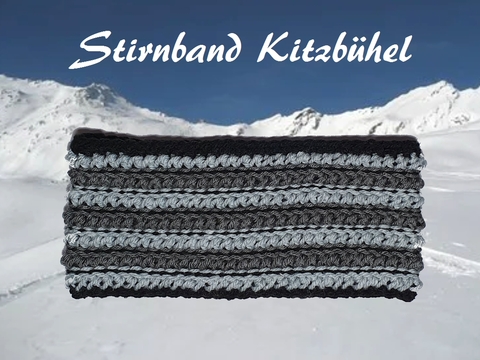 Häkelanleitung für Stirnband Kitzbühel