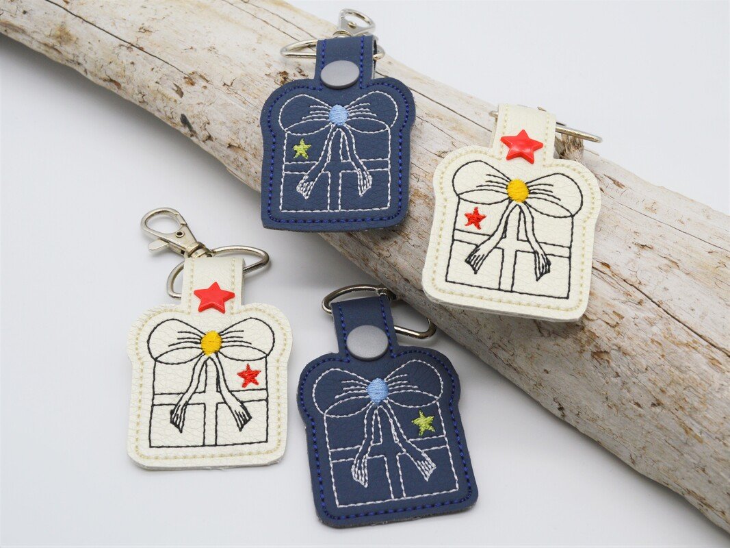 Stickdatei Geschenk als Anhänger - Bild 3