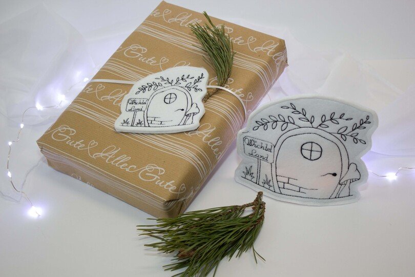 Stickdatei Wichteltür ins Wichtelland