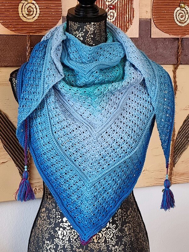 Smart Sally - Häkelanleitung Dreieckstuch in 2 Varianten - Bild 14