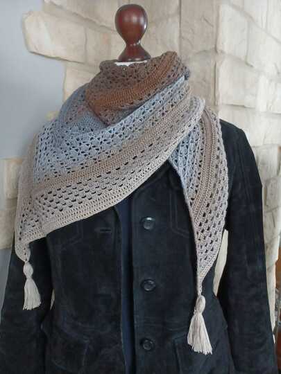 Häkelanleitung Haltija Tuch