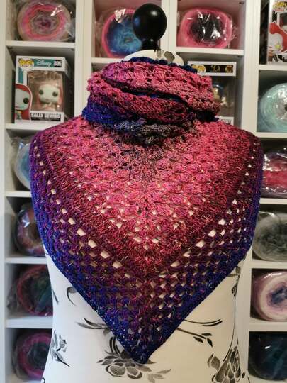 Häkelanleitung Haltija Tuch