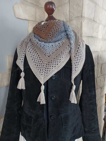 Häkelanleitung Haltija Tuch