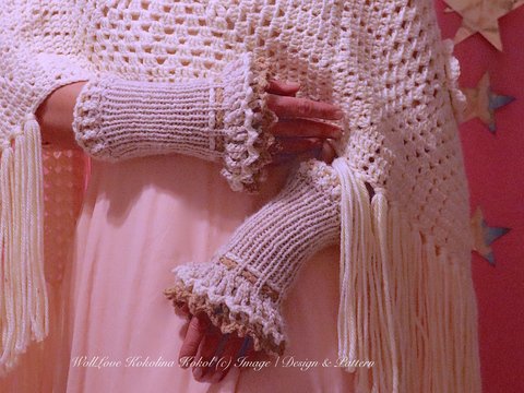 Strick + Häkelanleitung Handstulpen Allerhand