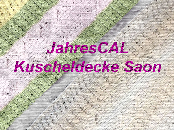 JahresCAL Kuscheldecke Saon