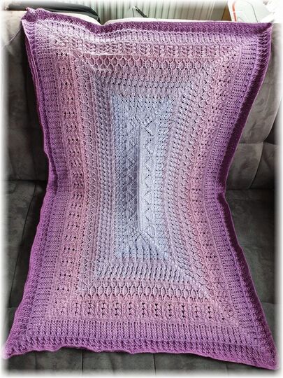 JahresCAL Kuscheldecke Saon