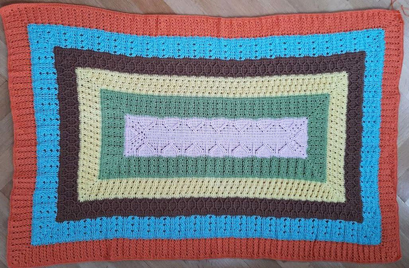 JahresCAL Kuscheldecke Saon