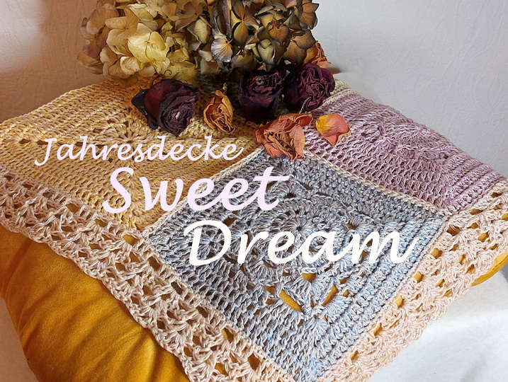 J-CAL Granny Square Jahresdecke Sweet Dream 2022