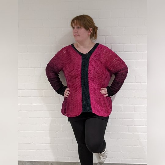 Pink Lady - der Pulli am Stück - Für alle Größen