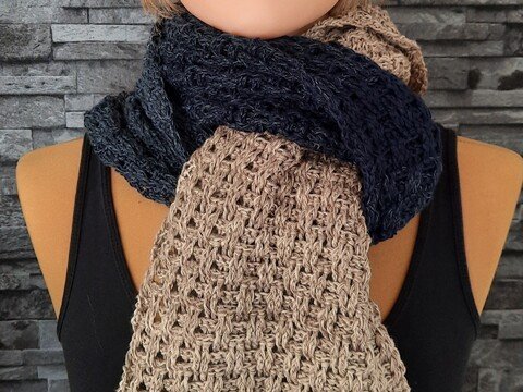 Häkelanleitung Schal "Leviathan"