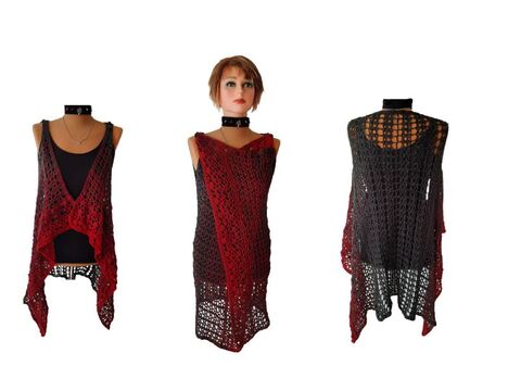 Häkelanleitung Weste Luftinella