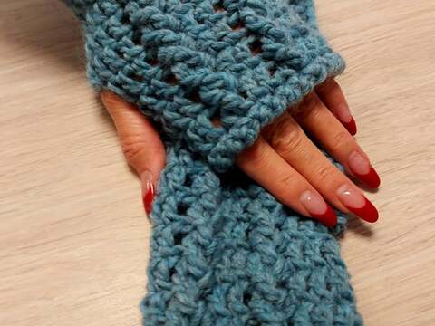 "Kasungo" - Handstulpen, Pulswärmer oder Stulpen - Häkelanleitung