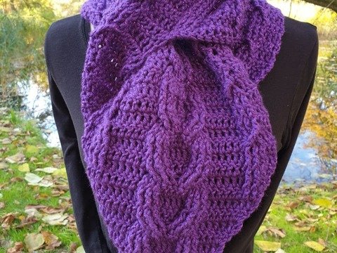 Häkelanleitung Steckschal "Ophelia"