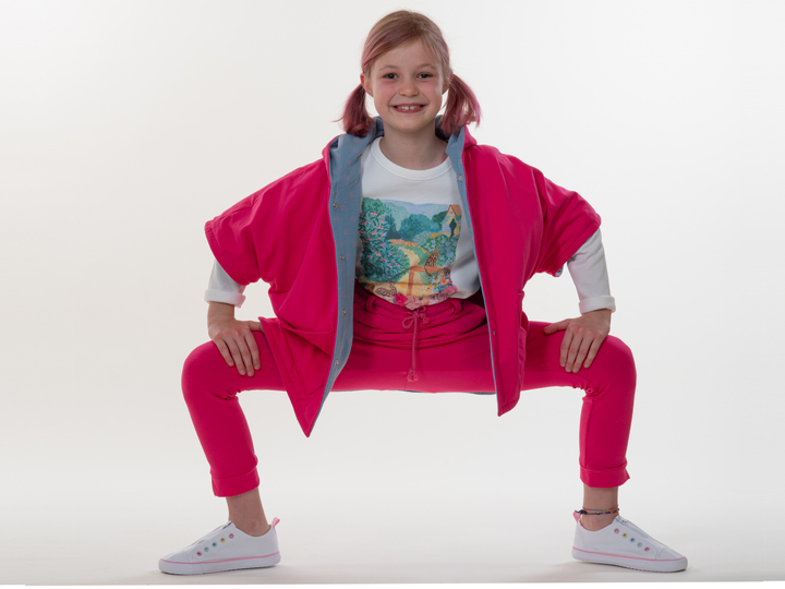 Kinder Poncho PAULA – Wende-Cape Schnittmuster Größen 92-146