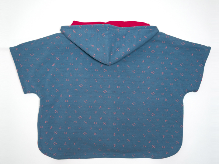 Schnittmuster Kinderponcho PAULA – Anleitung Datei Gr. 92/98–140/146