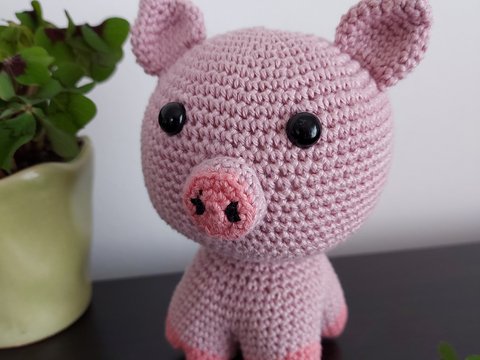 Schweinchen - Häkelanleitung