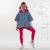 Kinder Poncho & DADO Hose – Wende-Cape Anleitung Datei 92/98–140/146