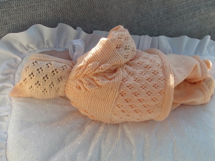 Strickanleitung Babyset HILDE Gr. 50 4-teilig