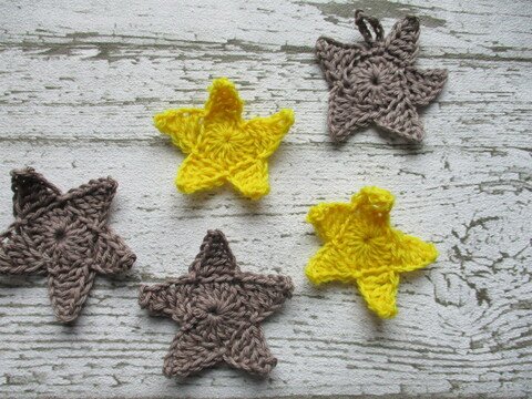 Häkelanleitung Sterne