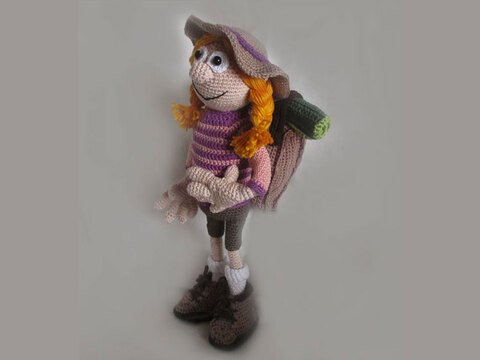 Rucksacktourist Paula