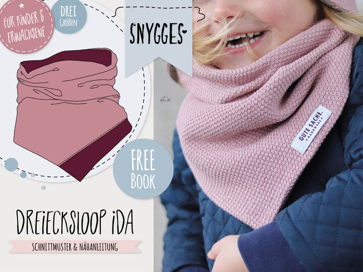 Dreiecksloop "IDA" - Schnittmuster und Anleitung
