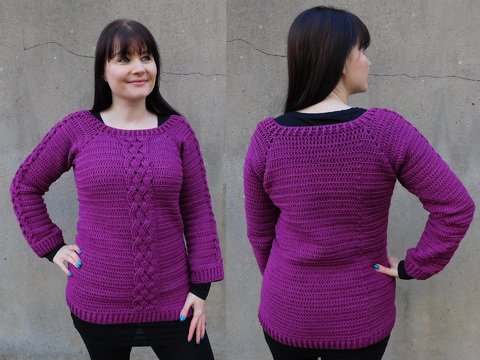 RVO Pulli CELTIC LADY Häkelanleitung