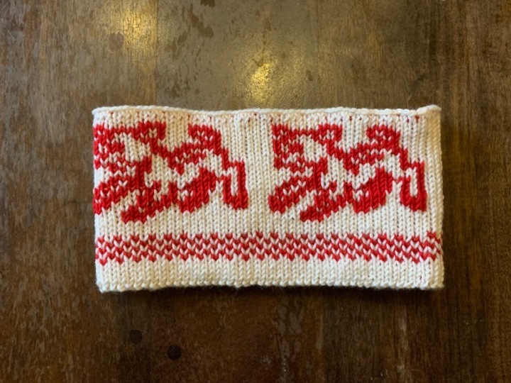 Kinder Stirnband Reh in double face