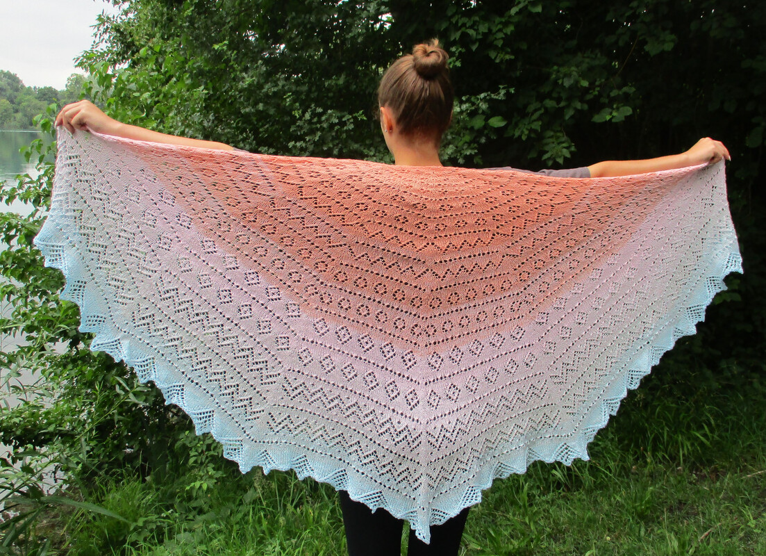 Anleitung Lace-Tuch "Apricozy"