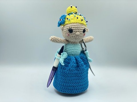 Häkelanleitung - Nähhelferin Prinzessin