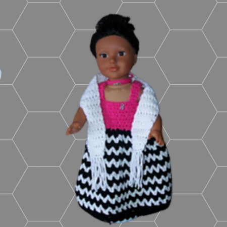 Crochet pattern 18" doll costumes